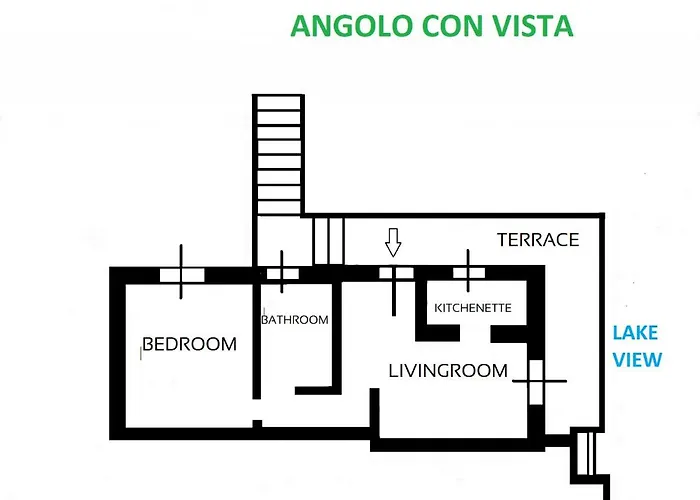 Angolo Con Vista Lägenhet Varenna